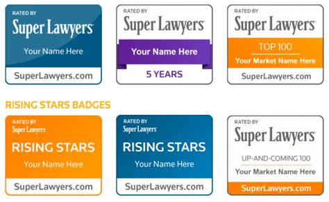 lawyer award badges scam.